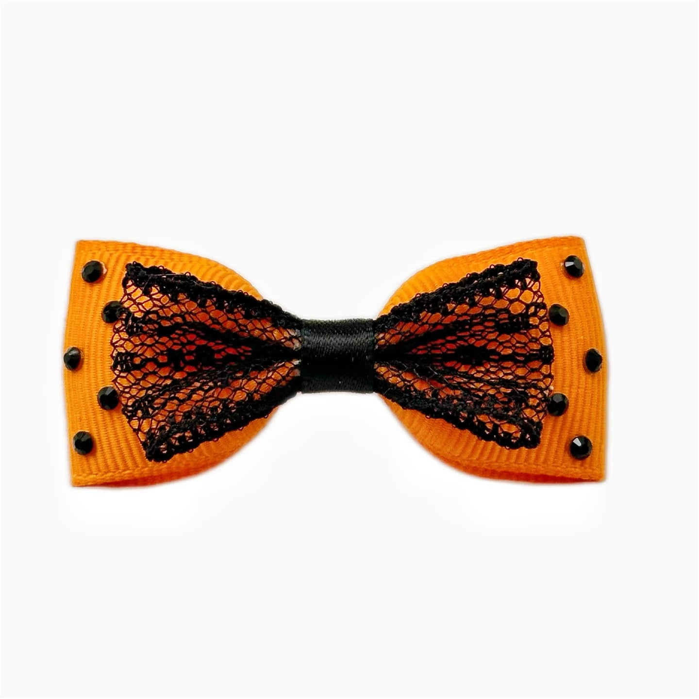 Halloween Dog Hair Clips - Non-Slip Nose Bridge Bow Tie for Small Breeds (Maltese, Bichon, Teddy, Westie)
